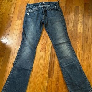 7 For All Mankind, long legs A Pocket, sz 30